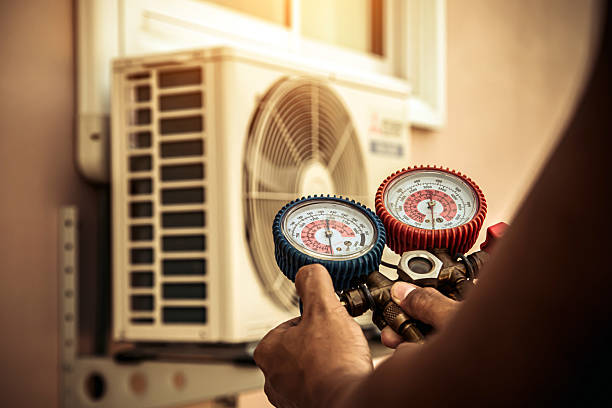 Professional Hvac technician working in Sheffield, OH